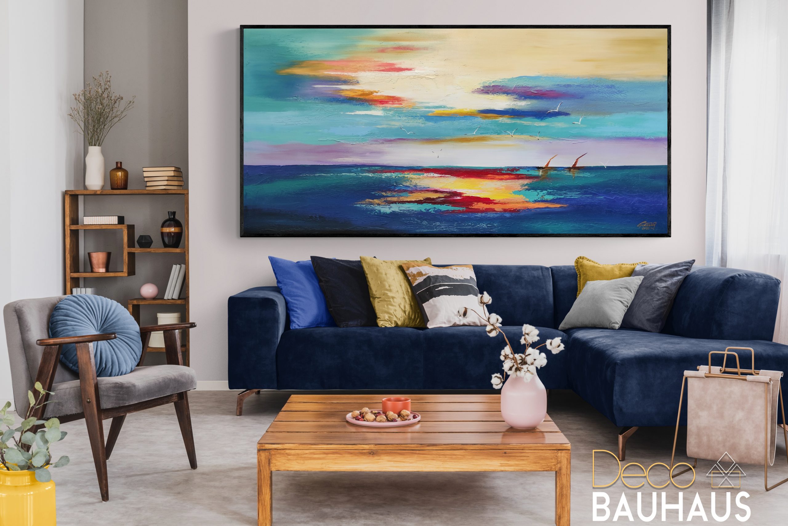 CUADROS ARTÍSTICO MARINA ABSTRACTO