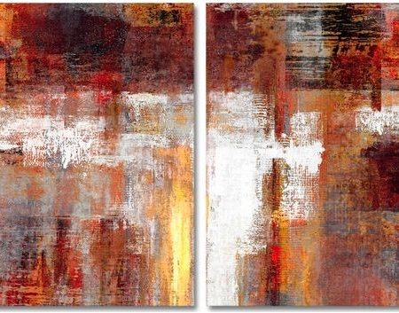 CUADRO DE 2 PIEZAS MODERNO C-09124