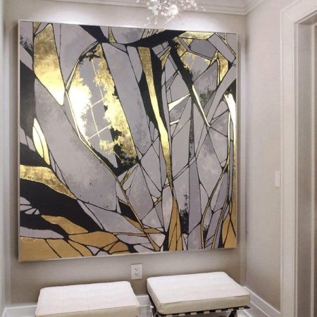 Cuadro art&iacute;stico pintado a mano  C-0145
