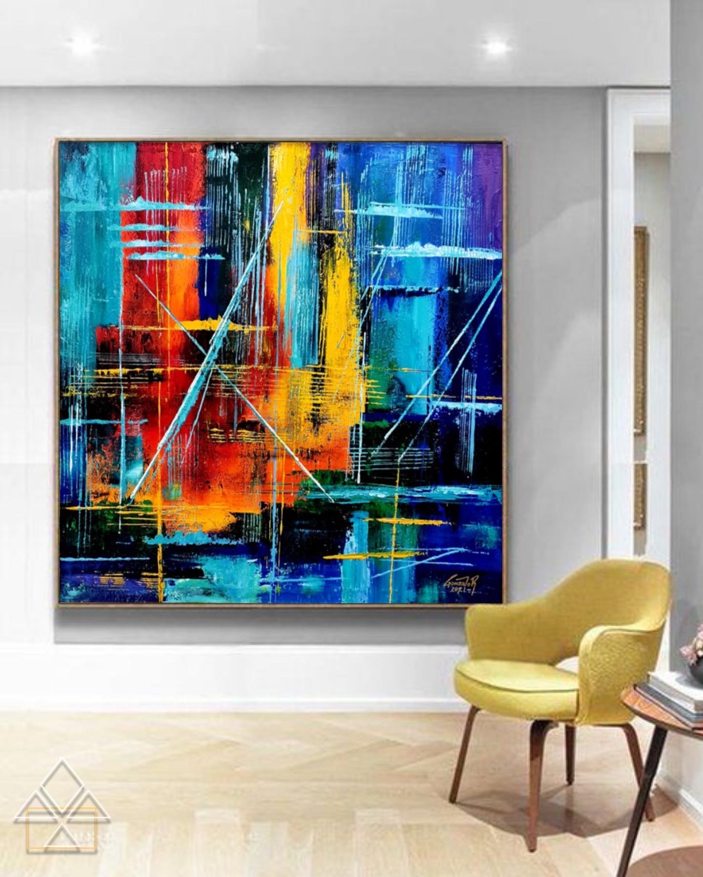 Cuadro artístico moderno 00227