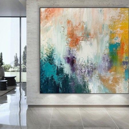 Cuadro art&iacute;stico pintado a mano  00245