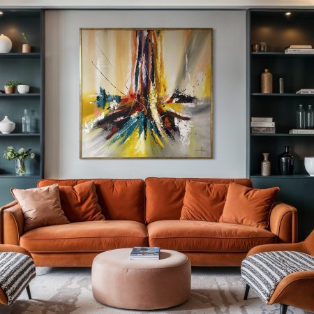 CUADRO 120cm x 120cm con marco ENTREGA INMEDIATA