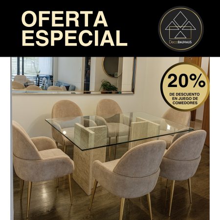 •JUEGO DE COMEDOR ATENAS