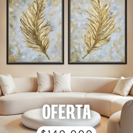 LIQUIDACIÓN • 2 CUADROS PLUMAS